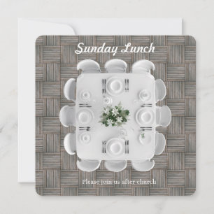 Invitation au déjeuner de fraternité du dimanche