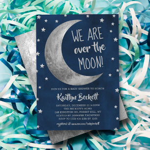 Invitation Au-Dessus De La Lune BABY SHOWER