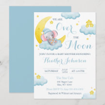 Au-Dessus Du Baby shower Des Enfants Eléphants De 