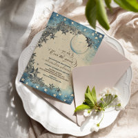 Au-dessus du Baby shower rêvé de la Lune