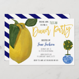 Invitation Au Dîner De Citron