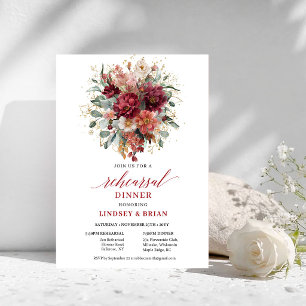 Invitation au dîner de répétition de mariage Tende