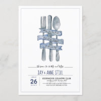 Invitation au dîner de répétition des ustensiles