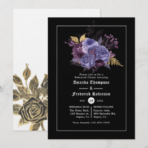 Invitation au dîner de répétition gothique d'Hallo