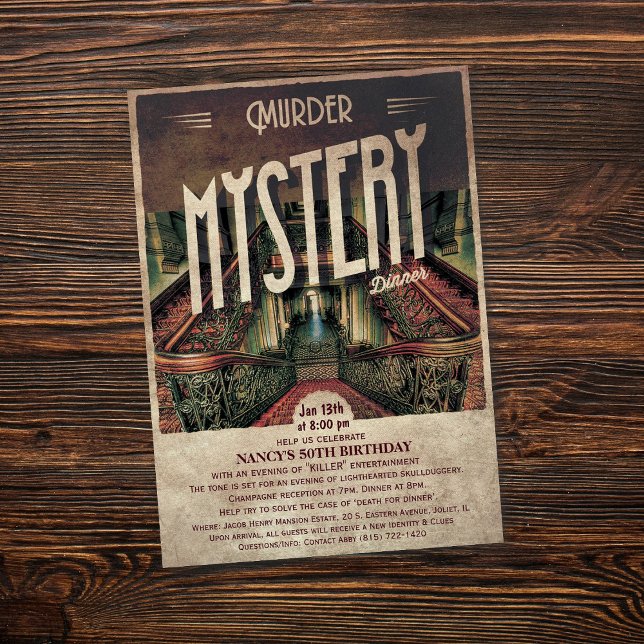Invitation au dîner mystère (Créateur téléchargé)