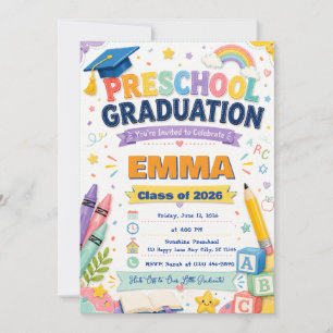 Invitation au diplôme de maternelle Promotion 20