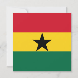 Invitation au drapeau du Ghana
