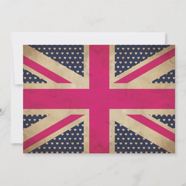 Invitation au drapeau rose (Devant)
