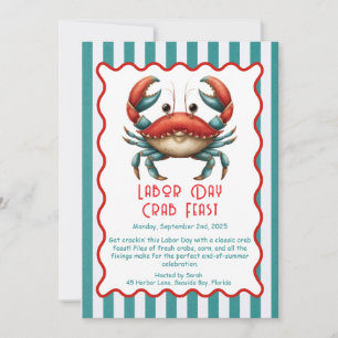 Invitation au festin de crabes de la fête du Trava