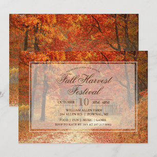Invitation au Festival de la récolte d'automne