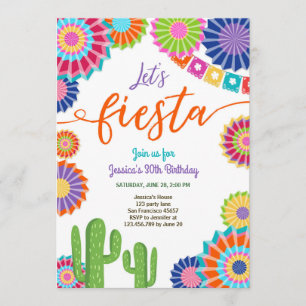 Invitation au Fiesta : 30 femmes à l'anniversaire 