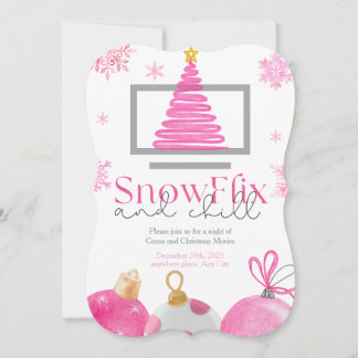 Invitation au film de Noël SnowFlix et Chill