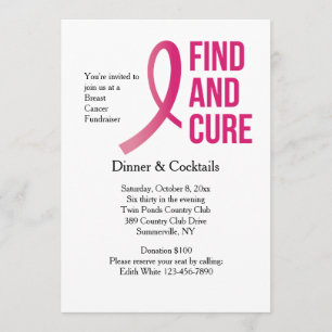 Invitation au fundraising pour trouver et guérir l