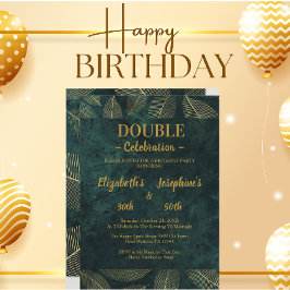 Invitation au gala d'anniversaire conjoint pour ad