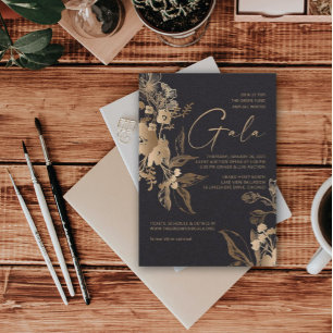 Invitation au gala des fleurs d'or