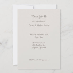 Invitation au gâteau sur mesure du 50e anniversair