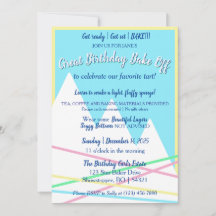 Invitation au Grand Concours de Pâtisserie d'Anniv