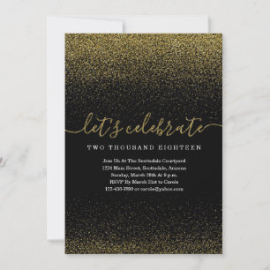 Invitation au Jour de l'An de la Parties scintilla
