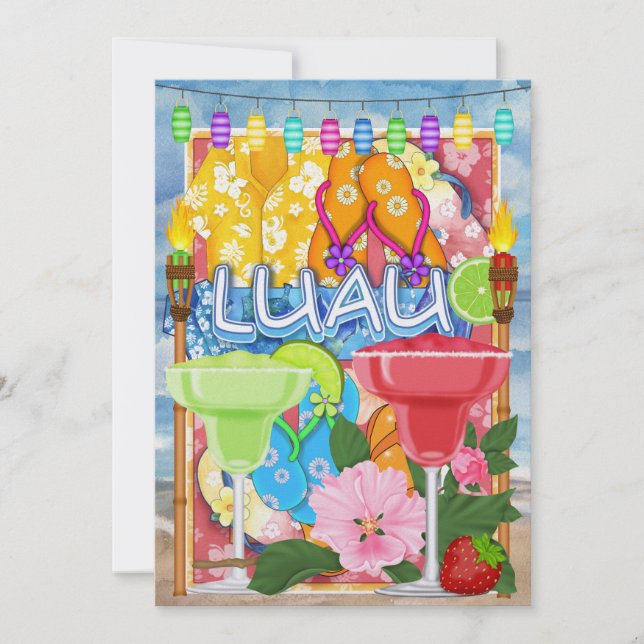 Invitation au Luau par SRF (Devant)