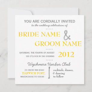 Invitation au mariage de la suite d'invitation mod