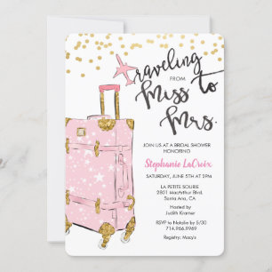 Invitation au mariage de Miss à Mrs. : Shower de m