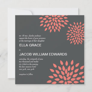 Invitation au mariage moderne // Pétales de posh /