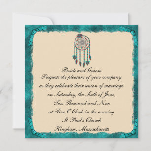 Invitation au mariage personnalisé dans le cadre d