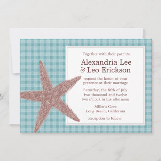 Invitation au mariage sur la plage - Vérificateurs