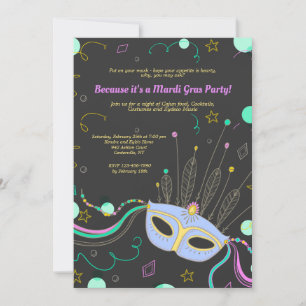 Invitation au Masque Carnaval