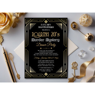 Invitation au Mystère de Meurtre des Années 20 Rug