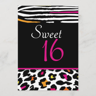 Invitation au néon 2 du bonbon 16 à poster de