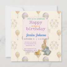 Invitation au "Parc d'attractions Rétro Contes de