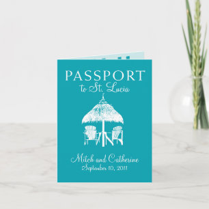 Invitation au passeport Mariage de Sainte-Lucie