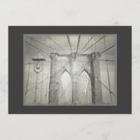 Invitation au pont de Brooklyn - classique