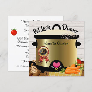 Invitation au Pot d'anniversaire Version 1