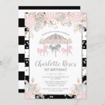 Invitation au premier anniversaire de Carousel Pin