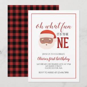 Invitation au premier anniversaire du Père Noël de