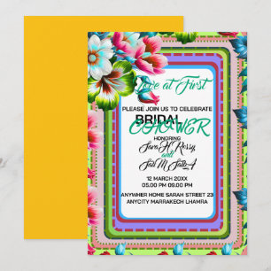 Invitation au premier shower de mariage