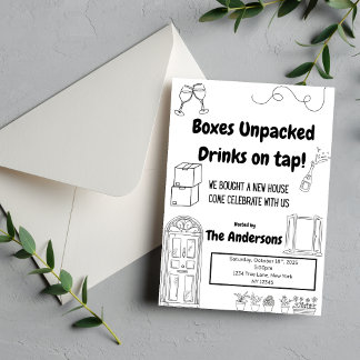 Invitation au réchauffement de la maison mignonne 