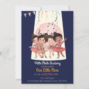 Invitation au récital de Tiny Dancers – Studio sur