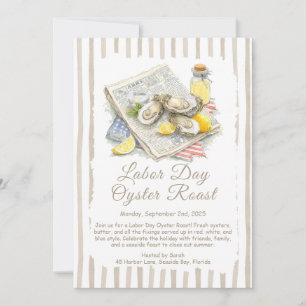 Invitation au Repas d'Huîtres de la Fête du Travai