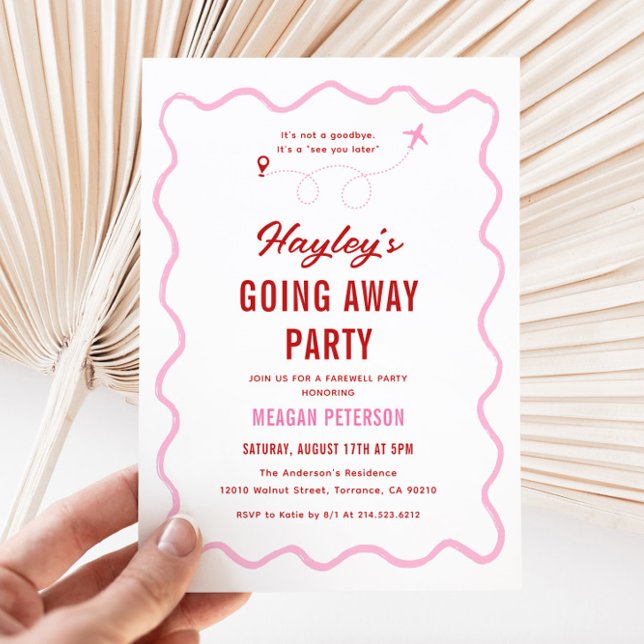 Invitation Au revoir à la fête (Créateur téléchargé)