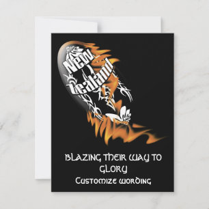 Invitation au rugby à XV en Nouvelle-Zélande modèl