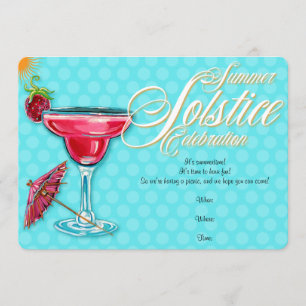 Invitation au solstice d'été de la marguerita aux 