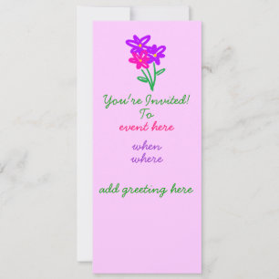 Invitation au Spring Fling