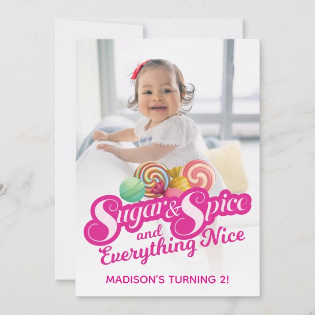 Invitation au sucre et aux épices (Devant)