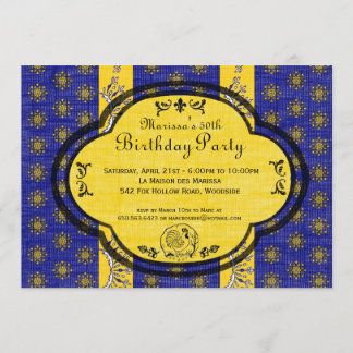 Invitation Au sud de l'invitation de fête d'anniversaire de