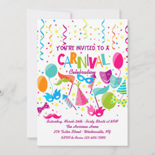 Invitation au temps du carnaval