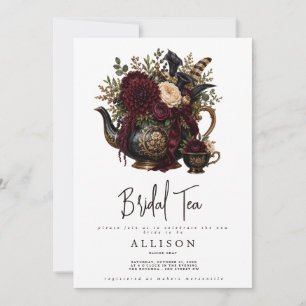 Invitation au thé de mariage