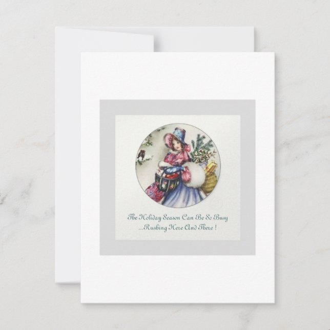 Invitation au thé de Noël... (Devant)